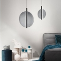 Lampada a sospensione in vetro e metallo Ø30cm Juis S Vendita