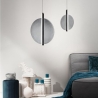 Lampada a sospensione in vetro e metallo Ø30cm Juis S Vendita
