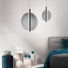 Lampada a sospensione in vetro e metallo Ø45cm Juis L Scelta