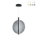 Lampada a sospensione in vetro e metallo Ø45cm Juis L Saldi