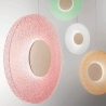 Lampada a sospensione a LED Ø45cm con vetro graniglia Candy Sconti