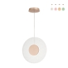 Lampada a sospensione a LED Ø45cm con vetro graniglia Candy Offerta