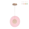 Lampada a sospensione a LED Ø45cm con vetro graniglia Candy Promozione
