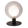 Lampada da tavolo di design a sfera in vetro e metallo Teramo Sconti