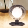 Lampada da tavolo di design a sfera in vetro e metallo Teramo Catalogo