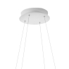 Lampadario LED design moderno circolare in metallo bianco Skyround-S Offerta