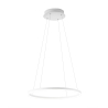 Lampadario LED design moderno circolare in metallo bianco Skyround-S Vendita
