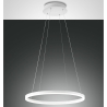 Lampadario LED design moderno circolare in metallo bianco Skyround-S Saldi