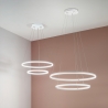 Lampada a sospensione LED design moderno con doppio anello Skyround-2S Catalogo