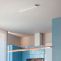 Lampada a sospensione moderna in legno a LED per cucina soggiorno Ribot-S Promozione