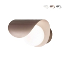 Applique lampada da parete LED moderna in metallo vetro soffiato Adria-P Promozione