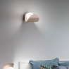 Applique lampada da parete LED moderna in metallo vetro soffiato Adria-P Sconti