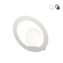 Lampada applique LED da parete di design in metallo con dimmer Hector Promozione
