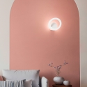 Lampada applique LED da parete di design in metallo con dimmer Hector Vendita