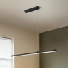Lampadario cucina soggiorno a LED design moderno rettangolare Ling-S Vendita
