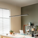 Lampadario cucina soggiorno a LED design moderno rettangolare Ling-S Saldi