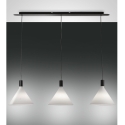 Lampadario con 3 luci per cucina soggiorno stile classico Vincent-LS Offerta