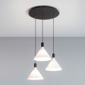 Lampada sospesa per soggiorno con 3 luci in stile classico Vincent-CS Promozione