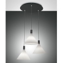 Lampada sospesa per soggiorno con 3 luci in stile classico Vincent-CS Vendita