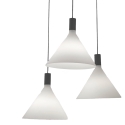 Lampada sospesa per soggiorno con 3 luci in stile classico Vincent-CS Offerta