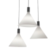 Lampada sospesa per soggiorno con 3 luci in stile classico Vincent-CS Offerta