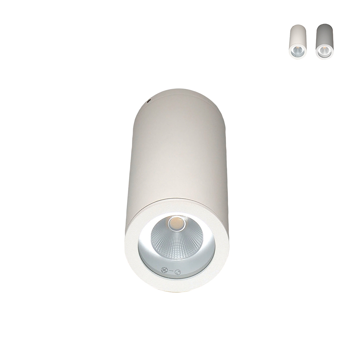 Plafoniera LED da soffitto design moderno a cilindro in alluminio Yago Promozione Plafoniera LED da soffitto design moderno a cilindro in alluminio Yago Promozione
