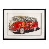Quadro vintage collage effetto 3D 70x50cm furgone anni 60-70 Arti Offerta
