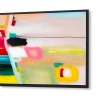 Quadro astratto 124x64cm dipinto su plexiglas con cornice nera Druvt Offerta