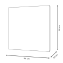 Quadro astratto su tela 100x100cm dipinto moderno multicolore Prynk Sconti