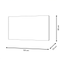 Quadro astratto geometrico 120x80cm dipinto moderno multicolore Nadiv Saldi