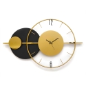 Orologio da parete 81x50cm design moderno metallo dorato Tempo Offerta
