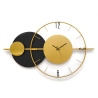 Orologio da parete 81x50cm design moderno metallo dorato Tempo Offerta