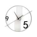 Orologio da parete design moderno minimal 65x60cm in metallo Rondo Promozione