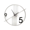 Orologio da parete design moderno minimal 65x60cm in metallo Rondo Promozione