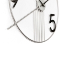 Orologio da parete design moderno minimal 65x60cm in metallo Rondo Offerta