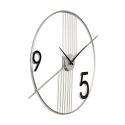 Orologio da parete design moderno minimal 65x60cm in metallo Rondo Saldi