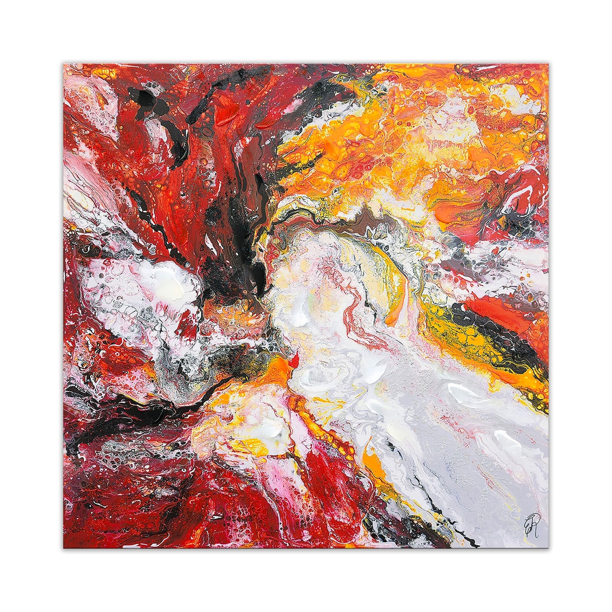 Quadro astratto 100x100cm stampa su tela decorazioni in rilievo Kanea Promozione Quadro astratto 100x100cm stampa su tela decorazioni in rilievo Kanea Promozione
