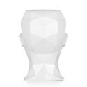 Vaso decorativo design volto femminile in vetroresina laccata Ruzid-L Saldi