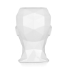 Vaso decorativo design volto femminile in vetroresina laccata Ruzid-L Saldi