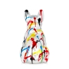 Scultura pop art bulldog francese statua in resina multicolore Forma XL Offerta