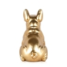 Scultura bulldog francese in resina dorata statua design moderno Forma-G Saldi