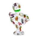 Busto decorativo scultura pop art in resina effetto graffiti Snark-PA Promozione