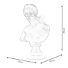 Scultura moderna in resina busto decorativo neoclassico Snark-X Catalogo