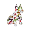 Scultura bulldog francese in resina multicolore statua pop art Forma-PA Offerta