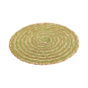 Set di 6 tovagliette tonde in paglia intrecciata Ø38cm Spiral Color Misure