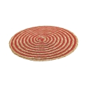 Set di 6 tovagliette tonde in paglia intrecciata Ø38cm Spiral Color Acquisto