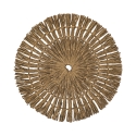 Set di 6 tovagliette tonde effetto paglia intrecciata Ø38cm Nature Catalogo
