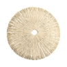 Set di 6 tovagliette tonde effetto paglia intrecciata Ø38cm Nature Stock