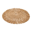 Set di 6 tovagliette tonde effetto paglia intrecciata Ø38cm Nature Caratteristiche