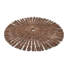 Set di 6 tovagliette tonde effetto paglia intrecciata Ø38cm Nature Misure